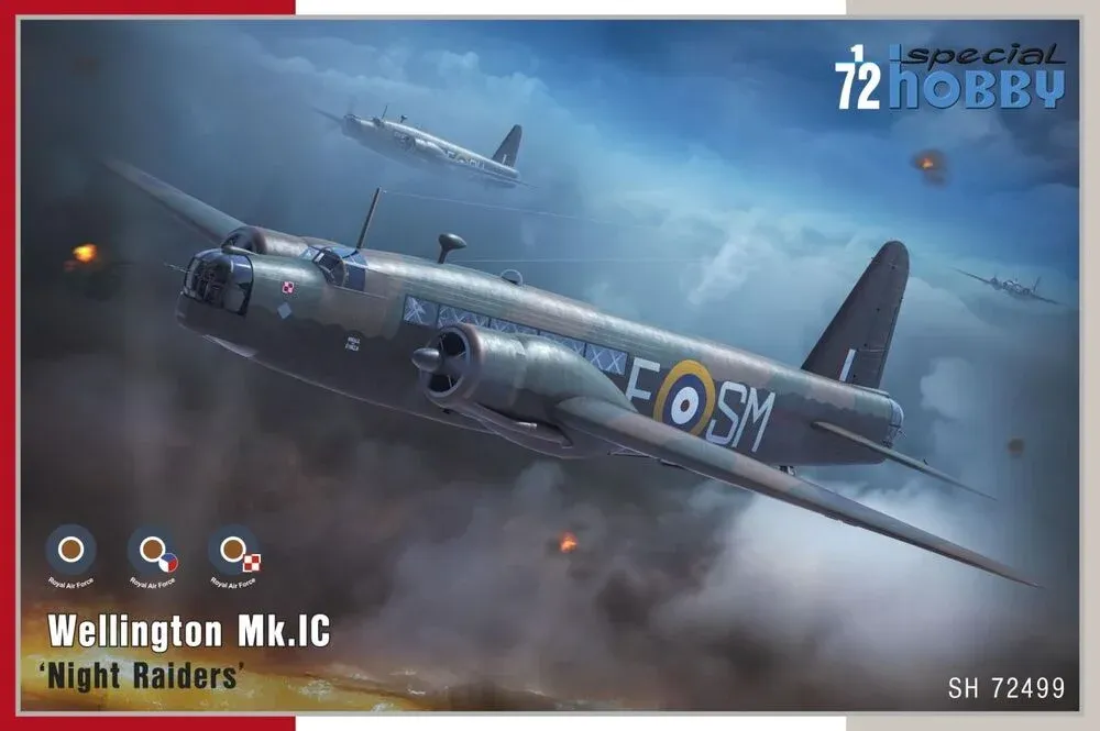 Krabice stavebnice Special Hobby SH72499 Vickers Wellington Mk.IC Night Raiders v měřítku 1/72