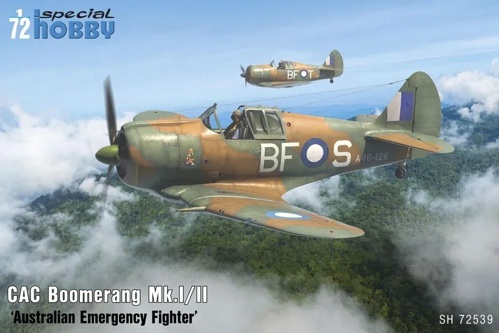 Krabice stavebnice Special Hobby SH72539 CA.13 Boomerang v měřítku 1/72