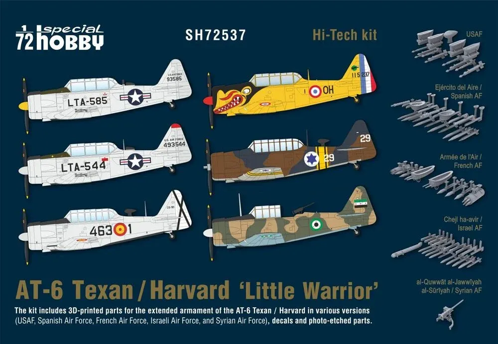 Krabice stavebnice Special Hobby SH72537 AT-6 Texan Little Warrior v měřítku 1/72