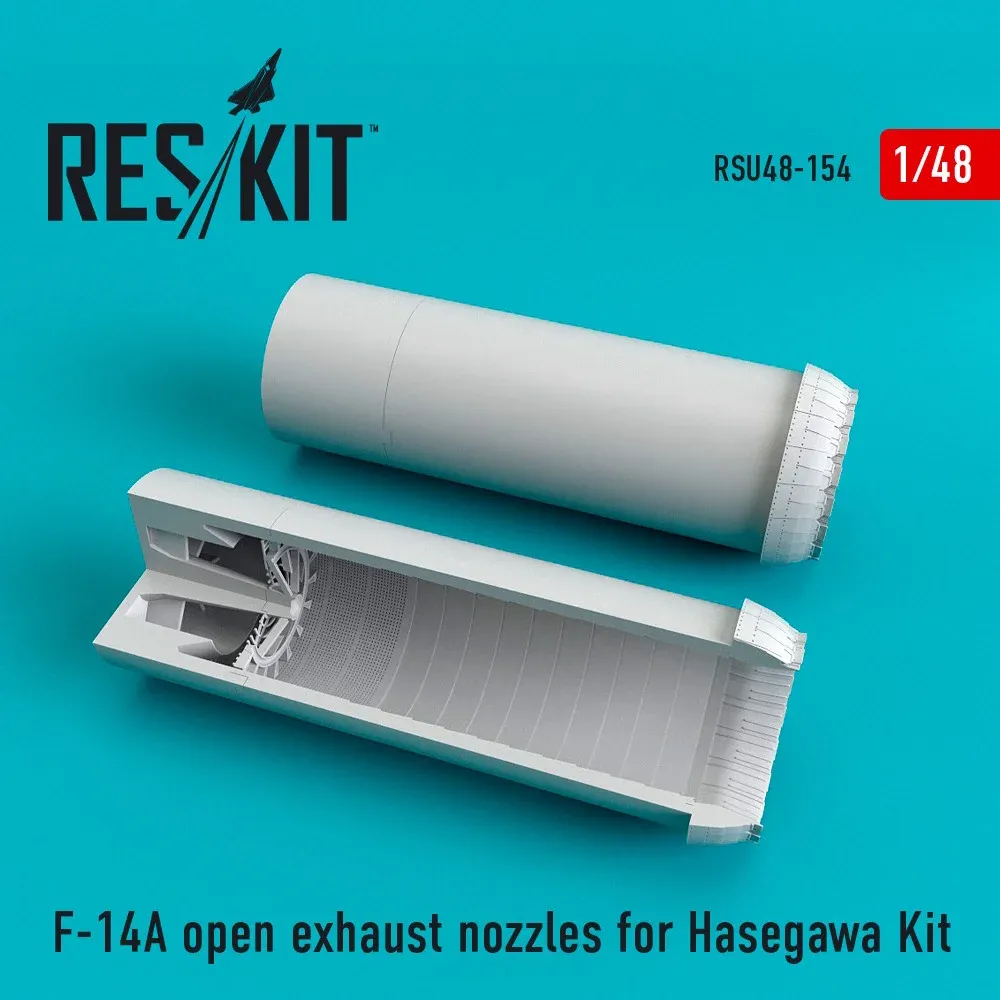 Reskit RSU48-0154 otevřené výfukové trysky pro F-14A Tomcat v měřítku 1/48