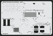 Fotolept Eduard 35251 Chevrolet 30 cwt Truck 1/35 – leptaný kovový plát pro stavebnici Tamiya