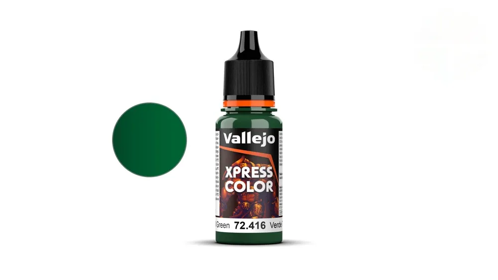 Lahvička akrylové barvy Vallejo Xpress Color 72416 Troll Green 18 ml