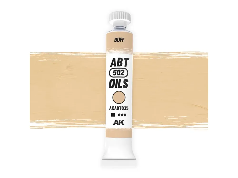 Tuba olejové barvy AK Interactive Oil Paints AKABT035 pískově béžová Buff 20 ml