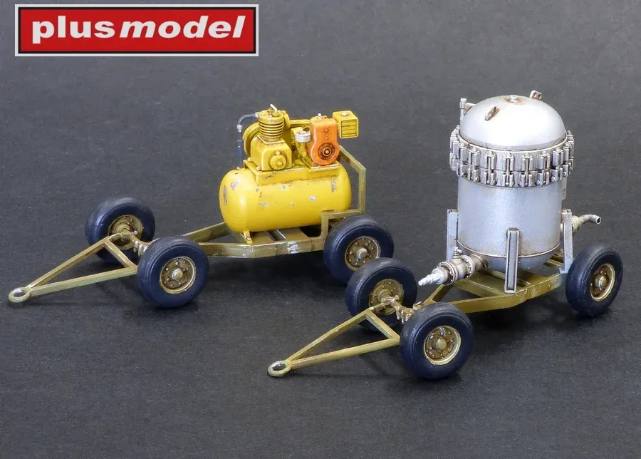 Doplněk Plus Model AL4112 vozík Mk II s kompresorem a palivovým filtrem v měřítku 1/48