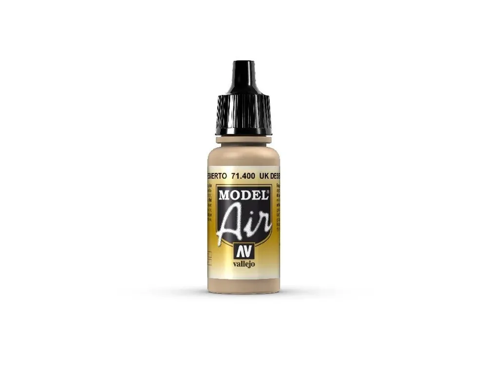 Lahvička akrylové barvy Vallejo Model Air 71400 americká pouštní růžová (US Desert Pink)