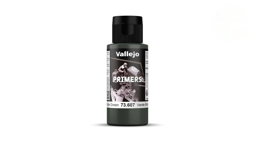 Lahvička základové barvy Vallejo Surface Primer 73607 britská bronzově zelená 60 ml