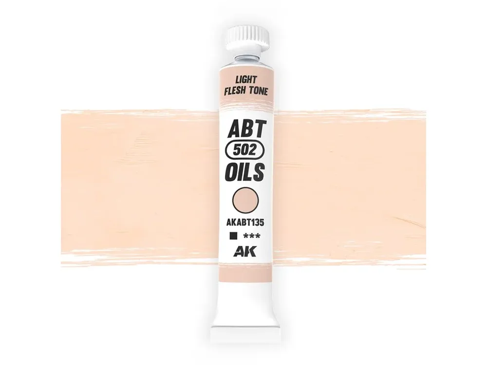 Tuba olejové barvy AK Interactive Oil Paints AKABT135 světlý pleťový tón 20 ml