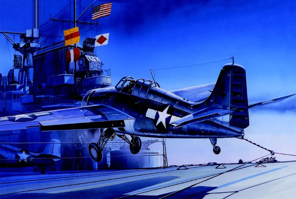 Krabice plastikové stavebnice Academy 12451 F4F-4 Wildcat v měřítku 1/72