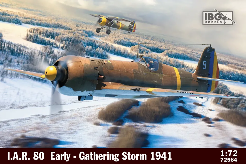 Krabice plastikové stavebnice IBG Models 72564 I.A.R. 80 Early 1941 v měřítku 1/72