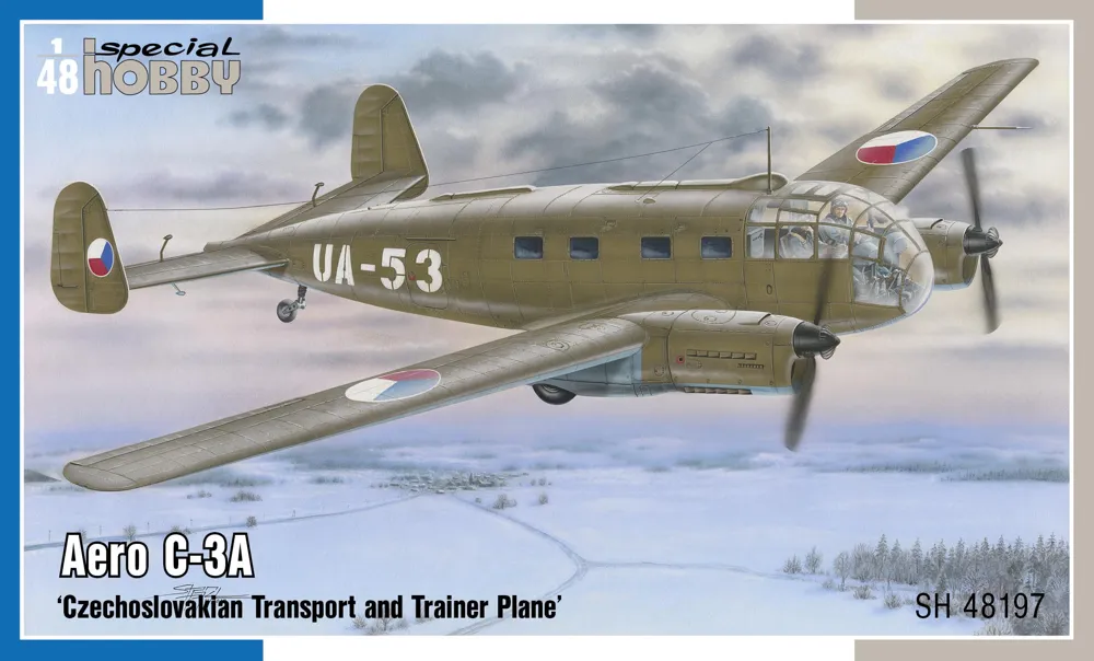 Krabice stavebnice Special Hobby SH48197 Aero C-3A v měřítku 1/48