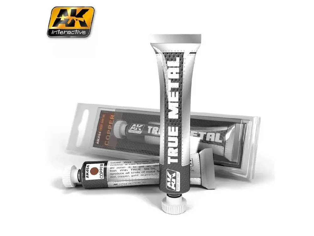 Kelímek metalické pasty AK Interactive True Metal AK454 měděná (Copper)