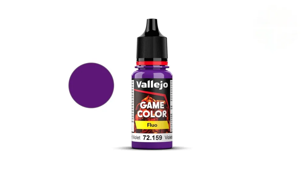 Kapátková lahvička Vallejo Game Color 72159 fluorescenční fialová 18 ml