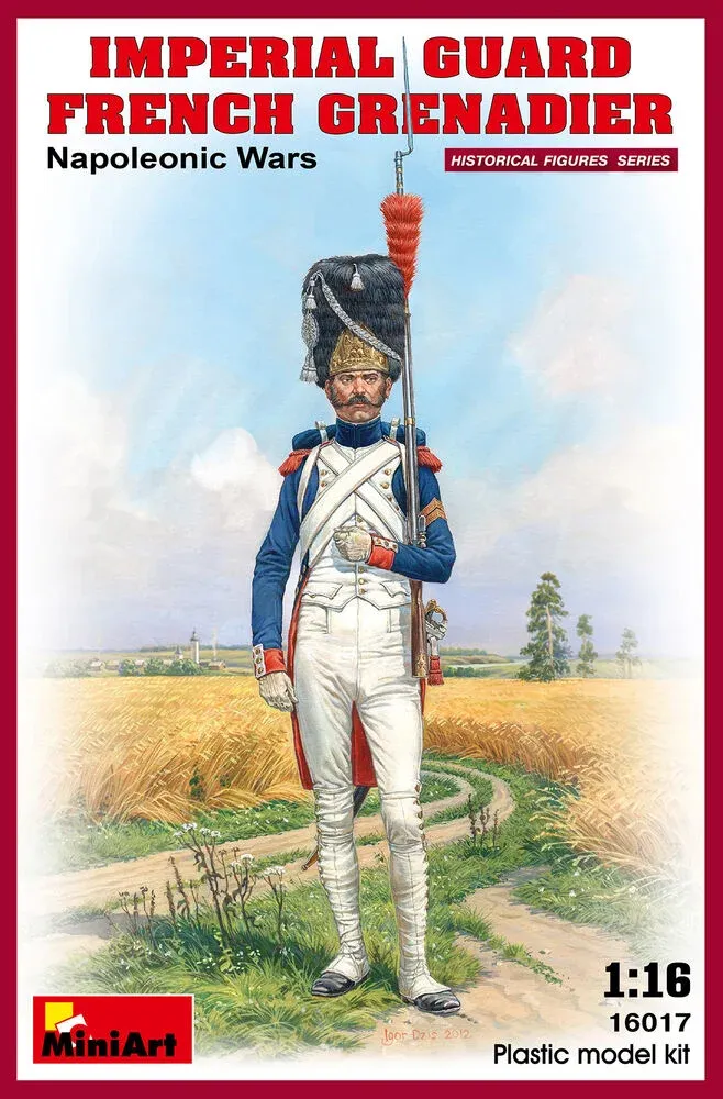 MiniArt 16017 francouzský granátník Imperiální gardy – napoleonské války (1/16)