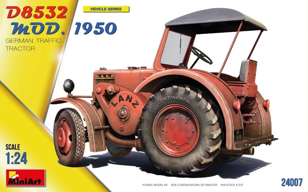 MiniArt 24007 německý silniční traktor D8532 Mod. 1950 (1/24)