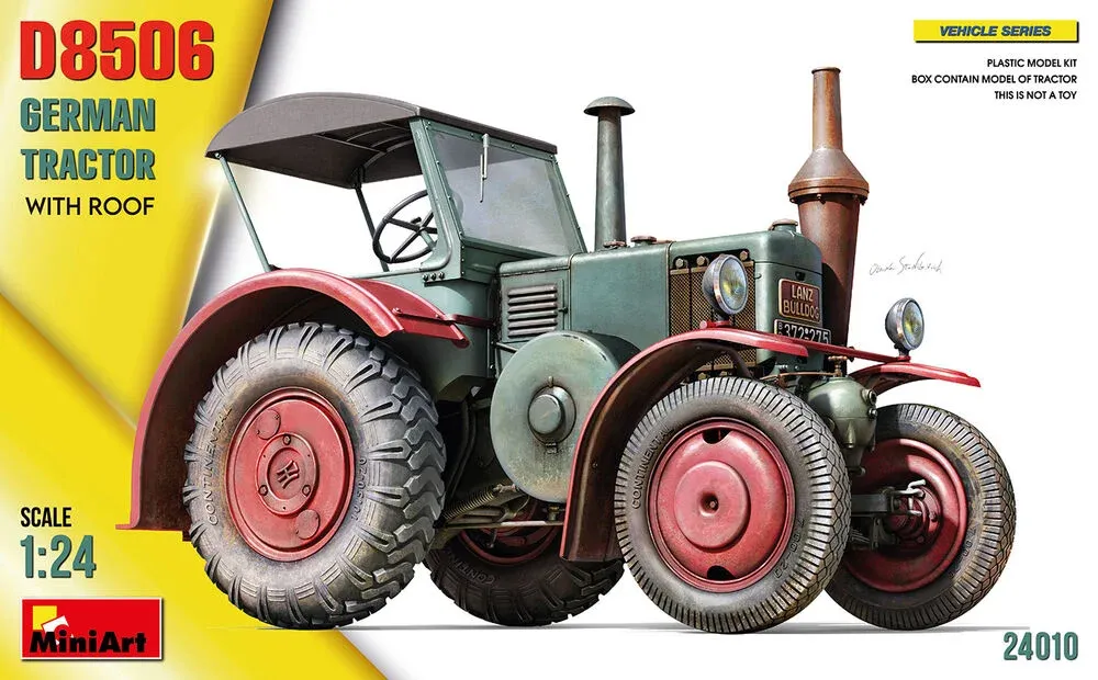 MiniArt 24010 německý traktor D8506 se střechou (1/24)