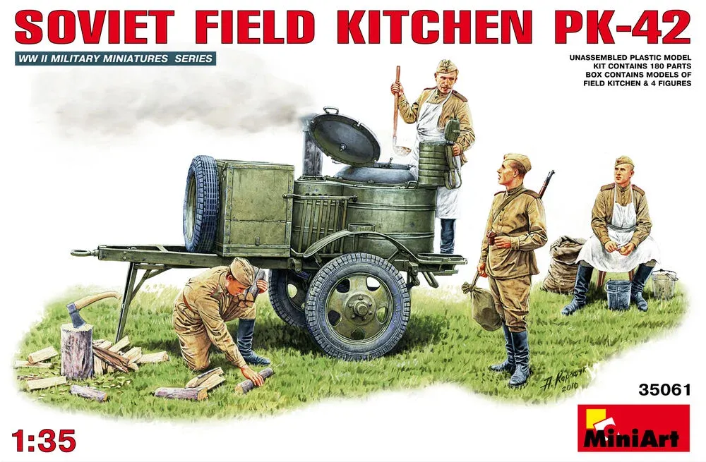 MiniArt 35061 sovětská polní kuchyně KP-42 (1/35)