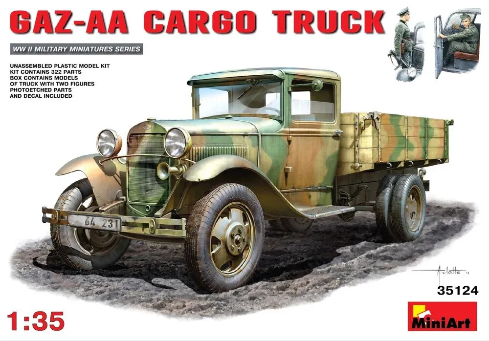 MiniArt 35124 GAZ-AA nákladní automobil (1/35)