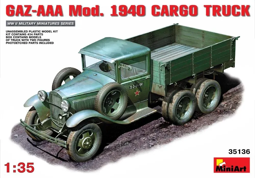 MiniArt 35136 GAZ-AAA Mod. 1940 nákladní automobil (1/35)