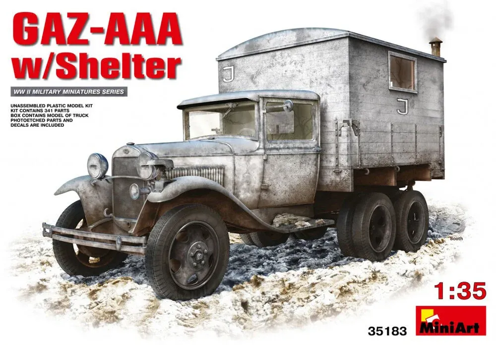 MiniArt 35183 GAZ-AAA s přístřeškem (1/35)