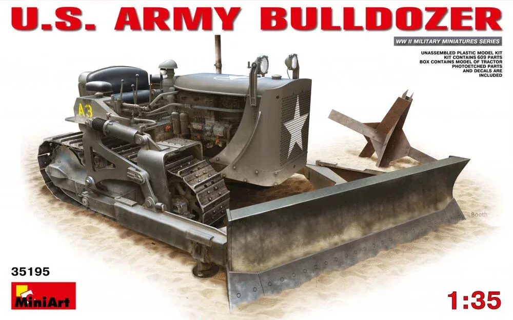 MiniArt 35195 americký armádní buldozer U.S. Army Bulldozer (1/35)