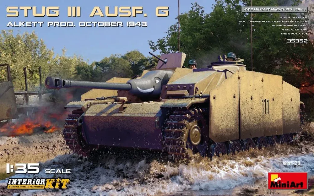 MiniArt 35352 StuG III Ausf. G October 1943 Alkett Prod. Interior Kit (1/35)