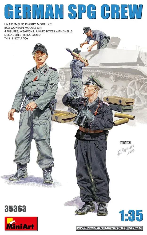 MiniArt 35363 německá osádka samohybného děla (1/35)