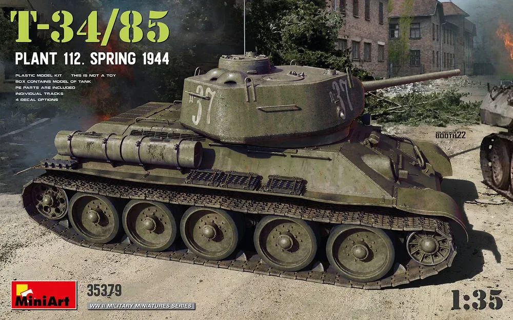 MiniArt 35379 1/35 T-34-85 Plant 112, jaro 1944