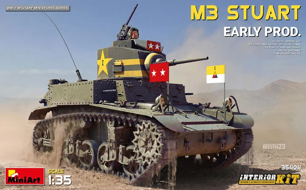 MiniArt 35404 M3 Stuart Early Prod. Interior Kit (1/35)