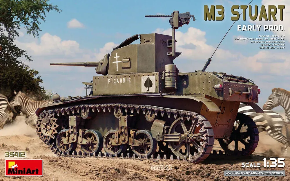 MiniArt 35412 M3 Stuart Early Prod. (1/35)