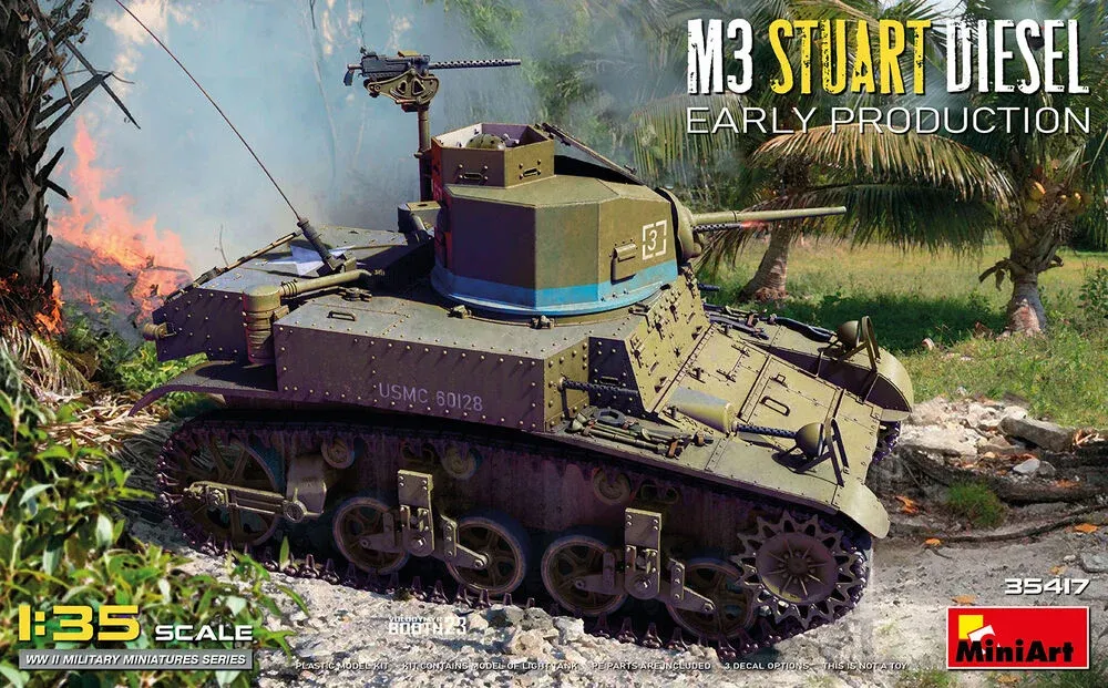 MiniArt 35417 M3 Stuart Diesel Early Production (1/35)