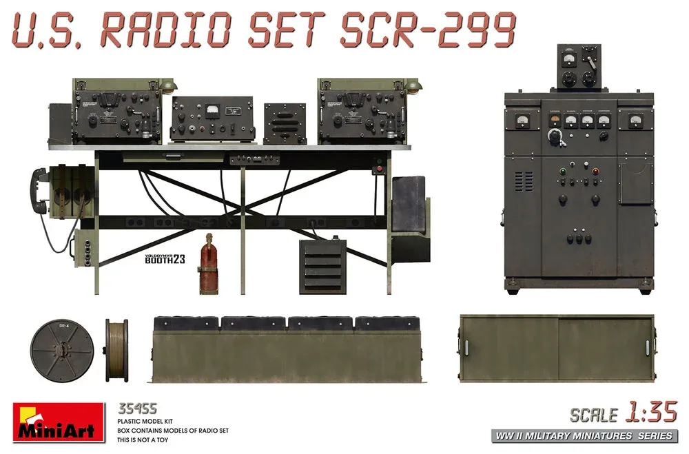 MiniArt 35455 americká radiostanice SCR-299 (1/35)