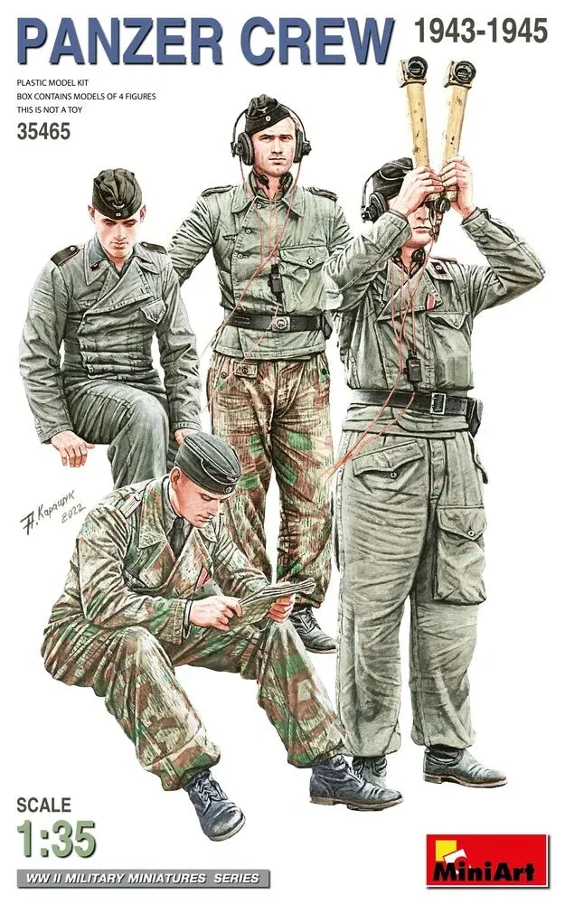 MiniArt 35465 německá tanková posádka 1943–1945 (1/35)