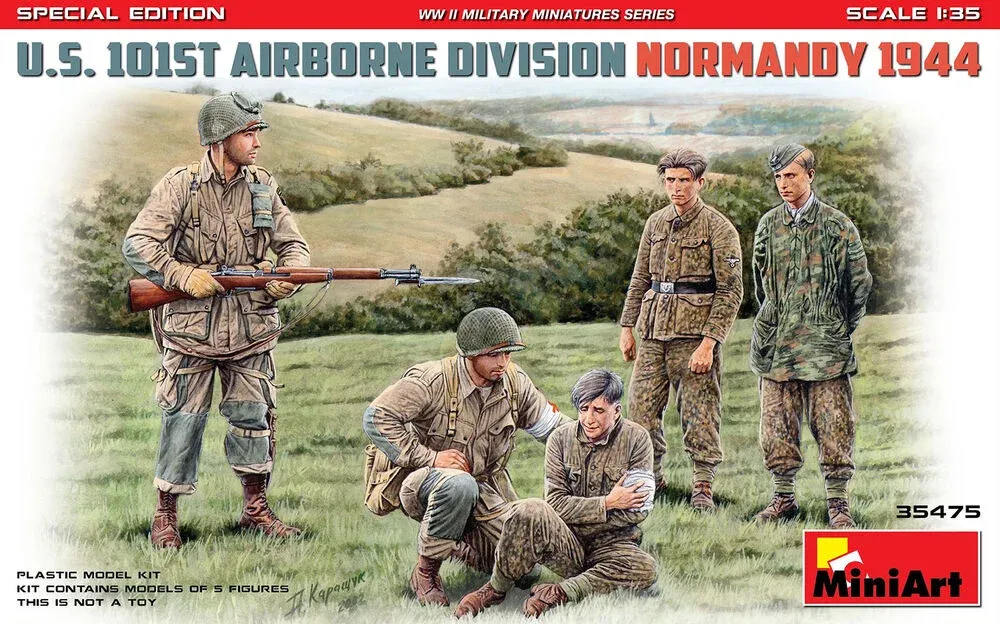 MiniArt 35475 americká 101. výsadková divize, Normandie 1944 – Special Edition (1/35)