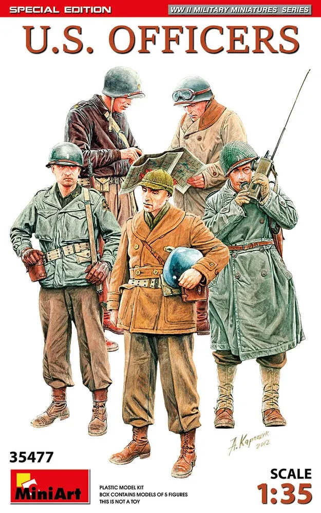 MiniArt 35477 U.S. Officers Special Edition – američtí důstojníci (1/35)
