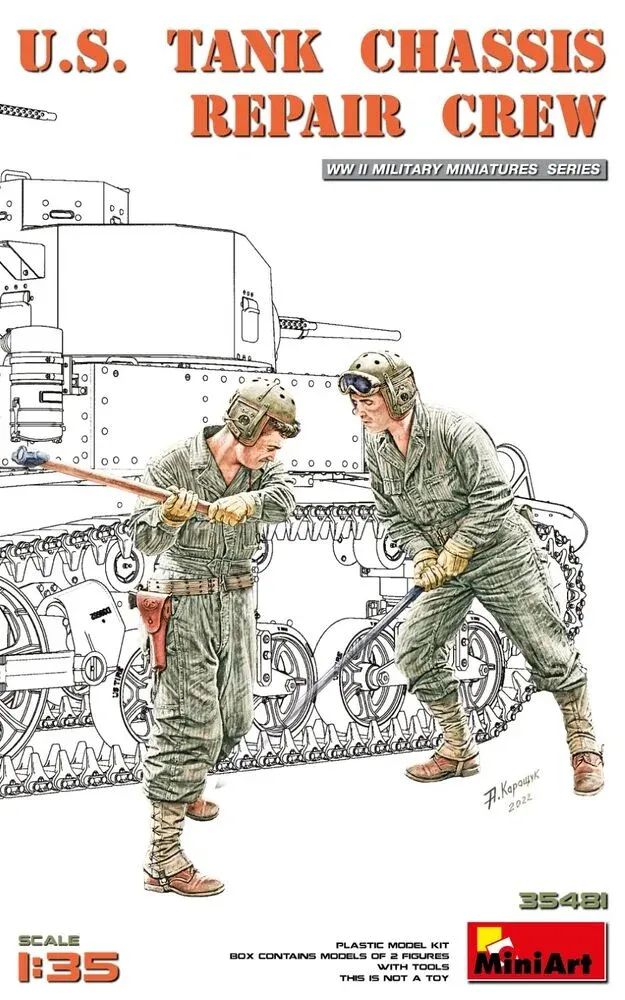 MiniArt 35481 americká opravárenská osádka tankového podvozku (1/35)