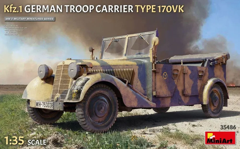 MiniArt 35486 Kfz.1 Type 170VK německý přepravní vůz (1/35)
