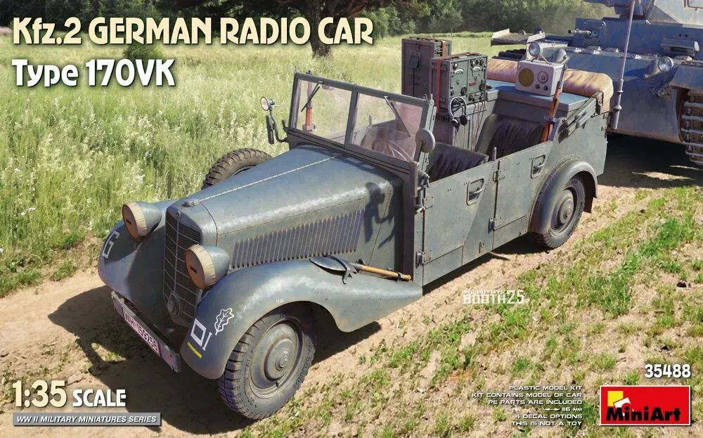 MiniArt 35488 1/35 Kfz.2 německý rádiový vůz Type 170VK