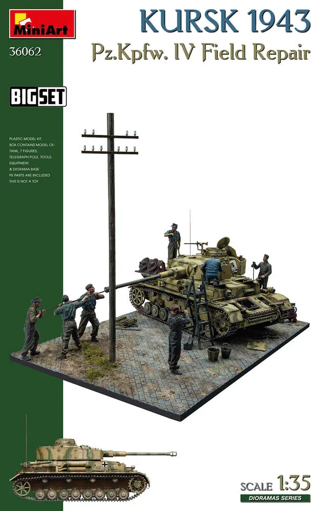 MiniArt 36062 Pz.Kpfw. IV polní oprava, Kursk 1943 – BIG SET (1/35)