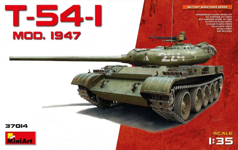 MiniArt 37014 T-54-1 sovětský střední tank (1/35)