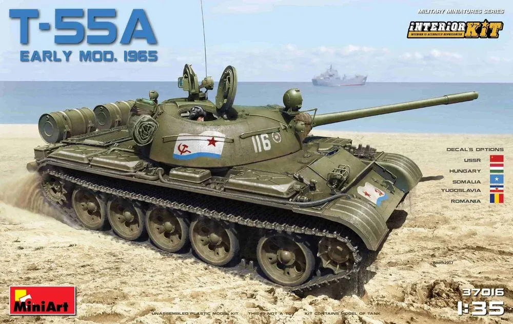 MiniArt 37016 T-55A Early Mod. 1965 Interior Kit (1/35)