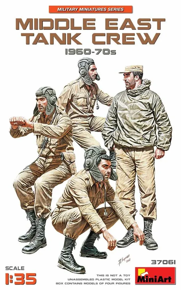 MiniArt 37061 tanková posádka Středního východu 1960–70 (1/35)