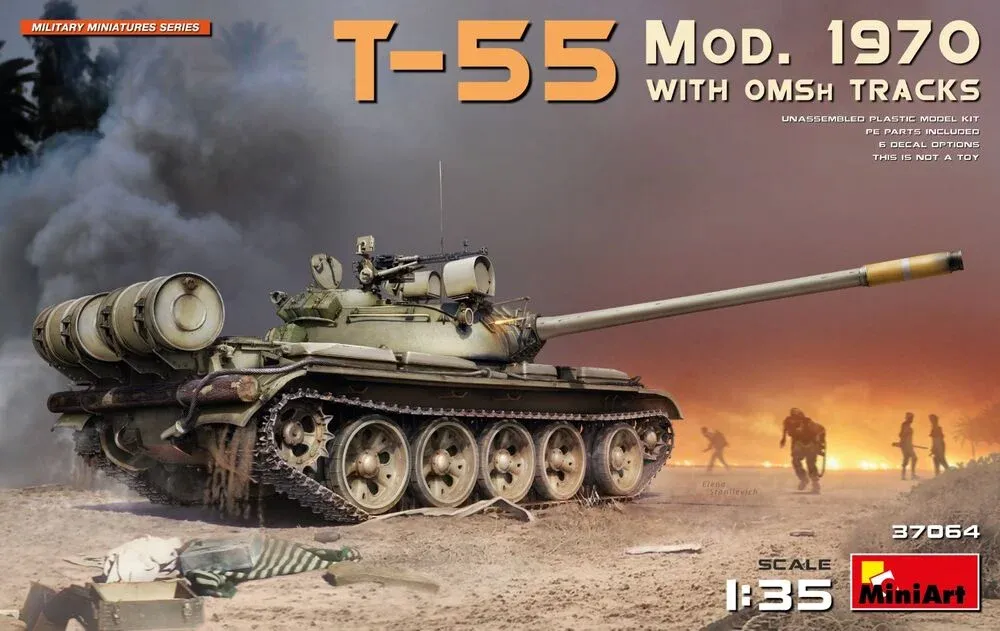 MiniArt 37064 T-55 Mod. 1970 s pásy OMSh (1/35)