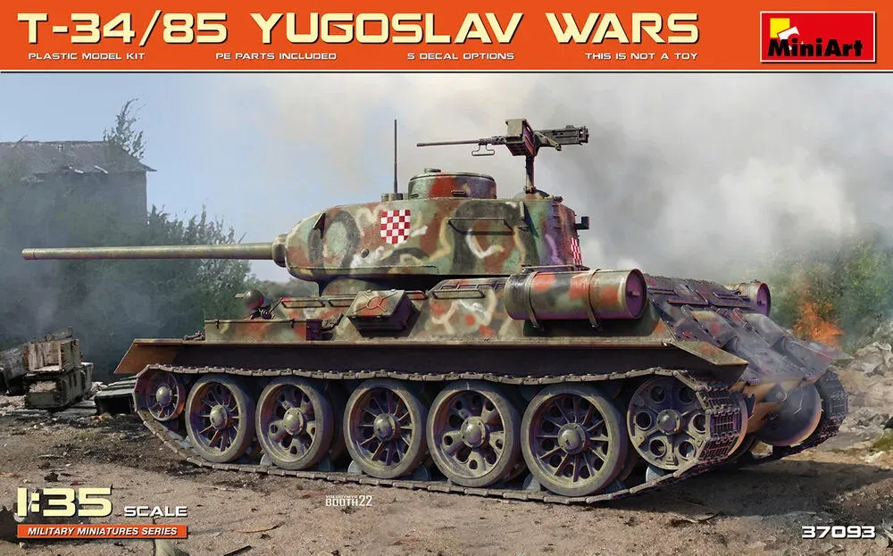 MiniArt 37093 T-34/85 jugoslávské války (1/35)