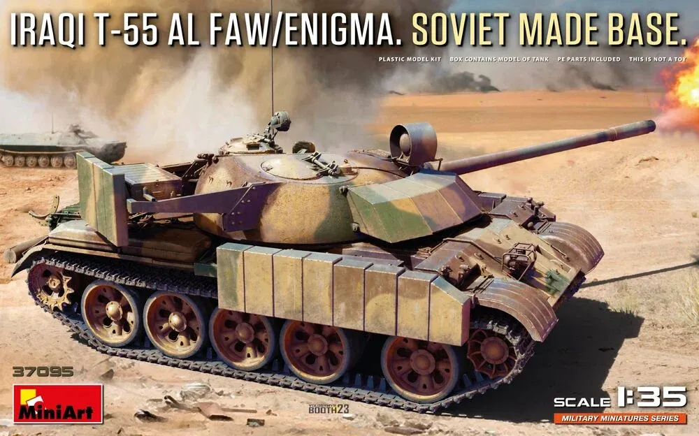 MiniArt 37095 Iraqi T-55 Al Faw/Enigma sovětské výroby (1/35)