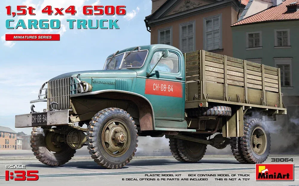 MiniArt 38064 nákladní automobil G506 1,5t 4x4 Cargo Truck (1/35)