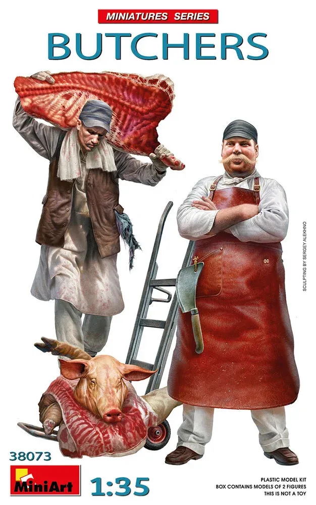 MiniArt 38073 Butchers – figurky řezníků (1/35)
