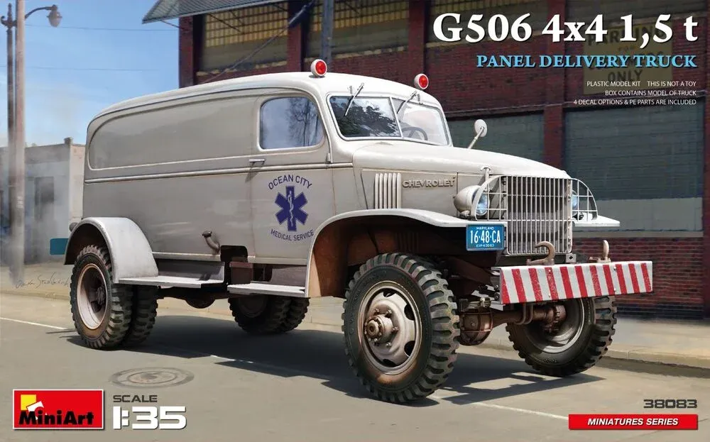 MiniArt 38083 G506 4x4 1,5 t Panel Delivery Truck (1/35)