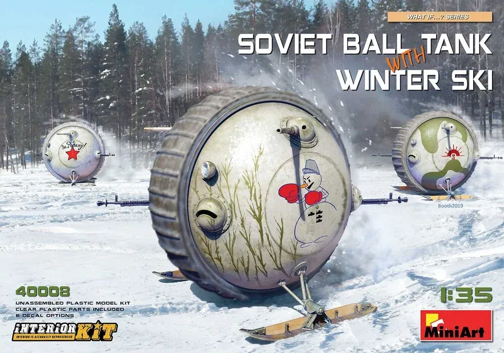 MiniArt 40008 sovětský kulový tank se zimními lyžemi, Interior Kit (1/35)