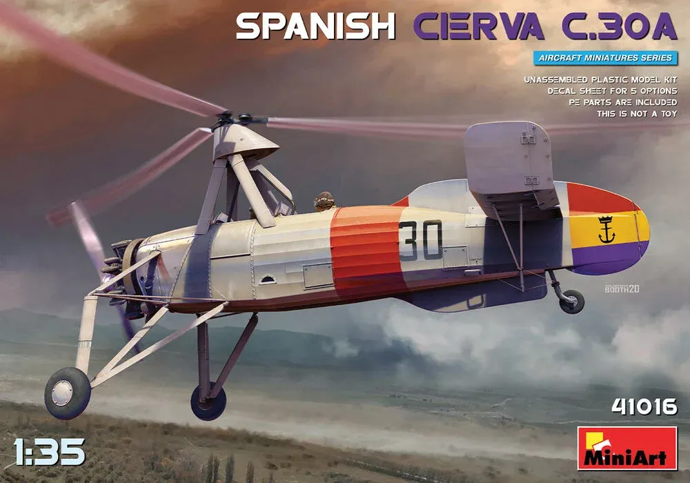 MiniArt 41016 Cierva C.30A španělský autogyro (1/35)