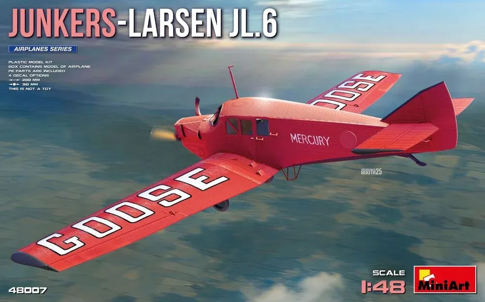 MiniArt 48007 Junkers-Larsen JL.6 (1/48)